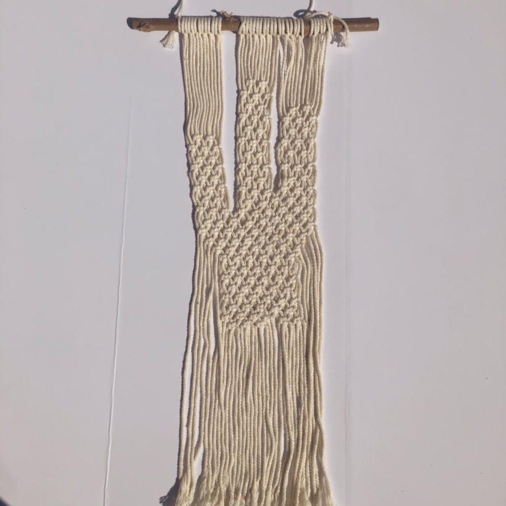 Handmade Cactus Macrame Wall Decor